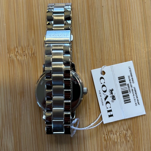 Coach Grand Watch With 36mm Silver Face & Silver Bracelet - Picture 4 of 7